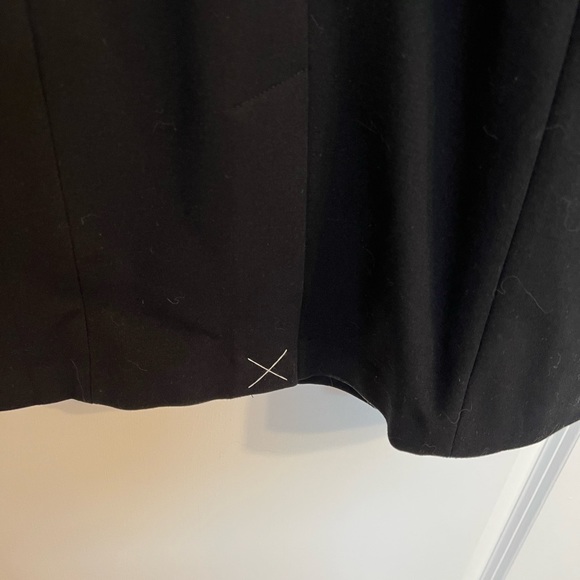 Talbots Black Dress with lace sleeves - Picture 4 of 4